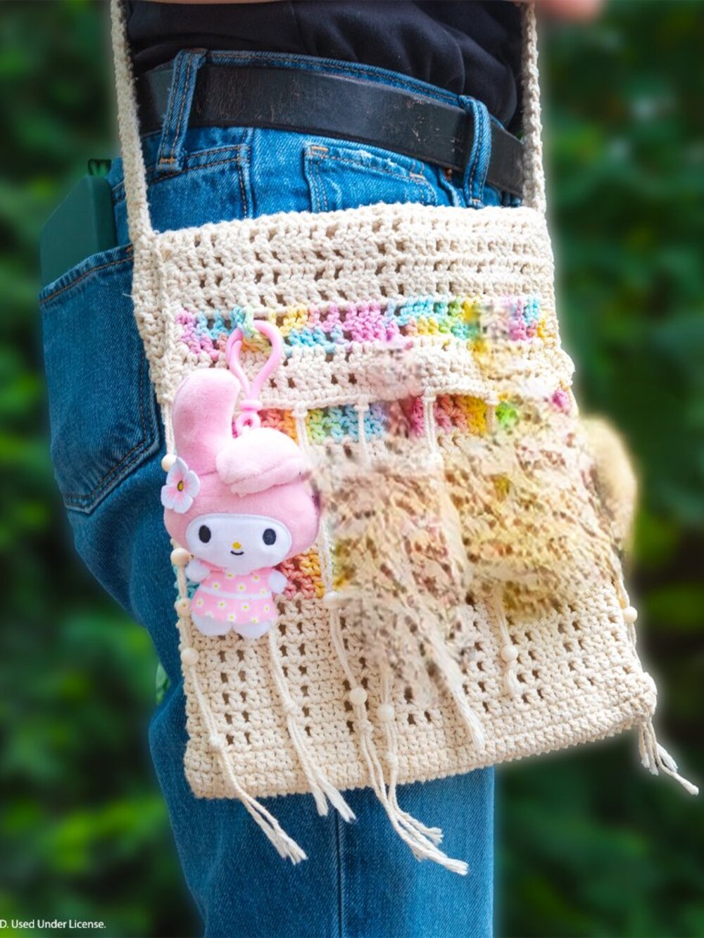Bullsitoy x Sanrio | My Melody Plush Dangler Keychain Clip